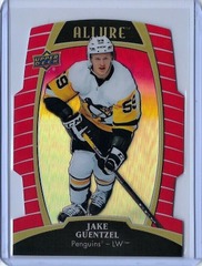 2019-20 Upper Deck Allure Die Cut Red Rainbow #21 Jake Guentzel Penguins
